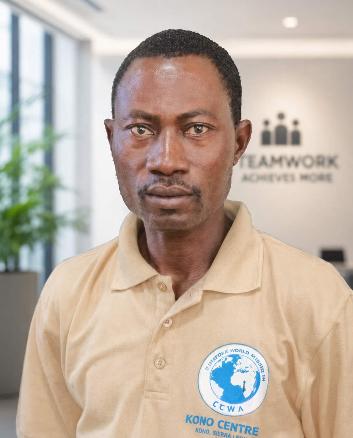 Company representative portrait