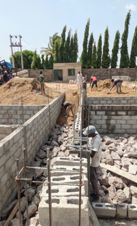 Construction foundation channel