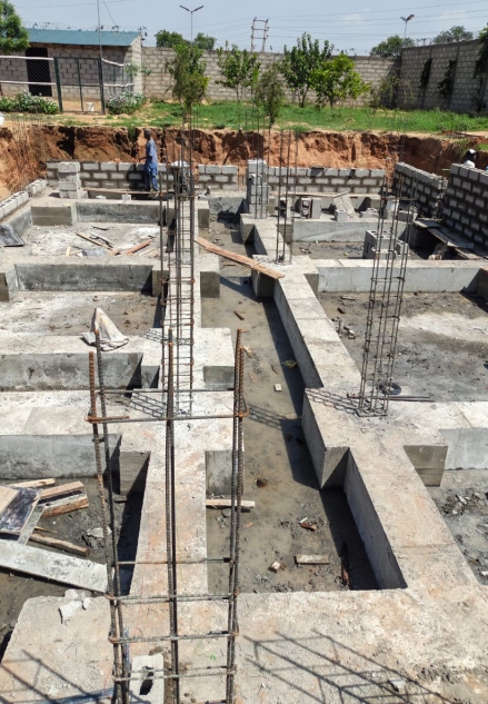 Concrete foundation work